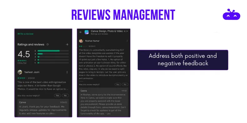 review management in app store optimization
