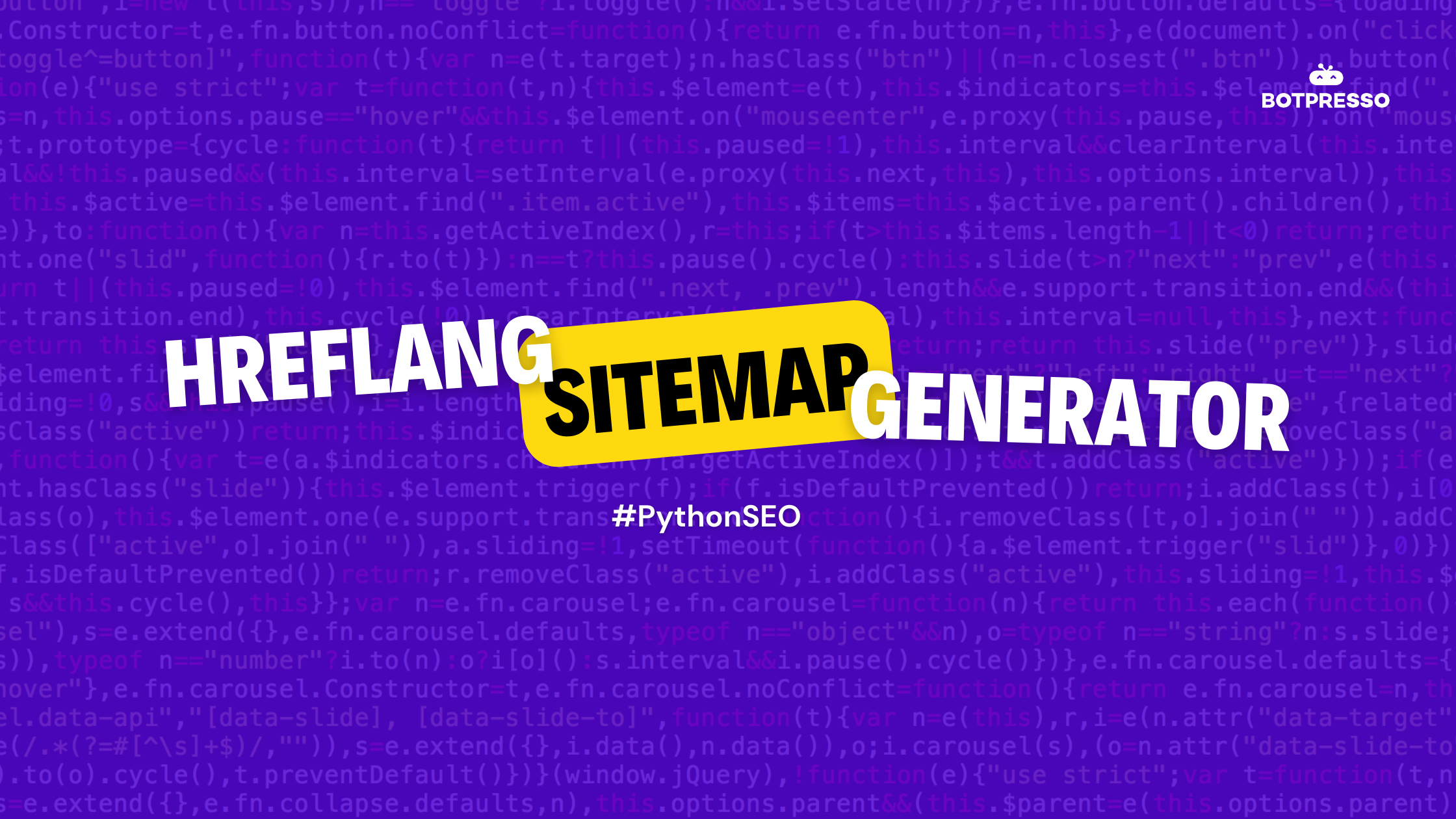 Hreflang XML Sitemap Generator Using Python ChatGPT Botpresso