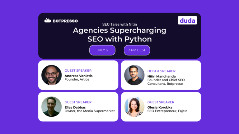 Agencies Supercharging SEO with Python - Botpresso