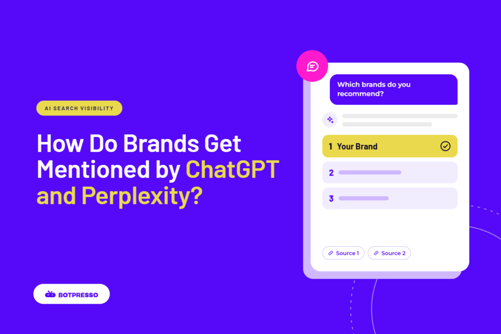 How Do Brands Get Mentioned by ChatGPT and Perplexity