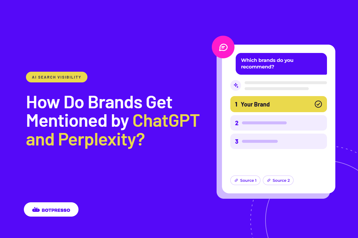 How Do Brands Get Mentioned by ChatGPT and Perplexity